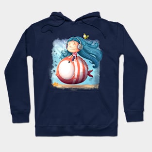 Riding fish Hoodie